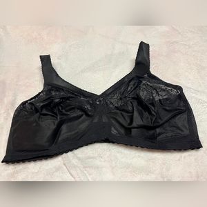 48DD Black Glamorise Wire Free Bra NWOT